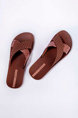 Ipanema Animal print cross-strap sandals nude