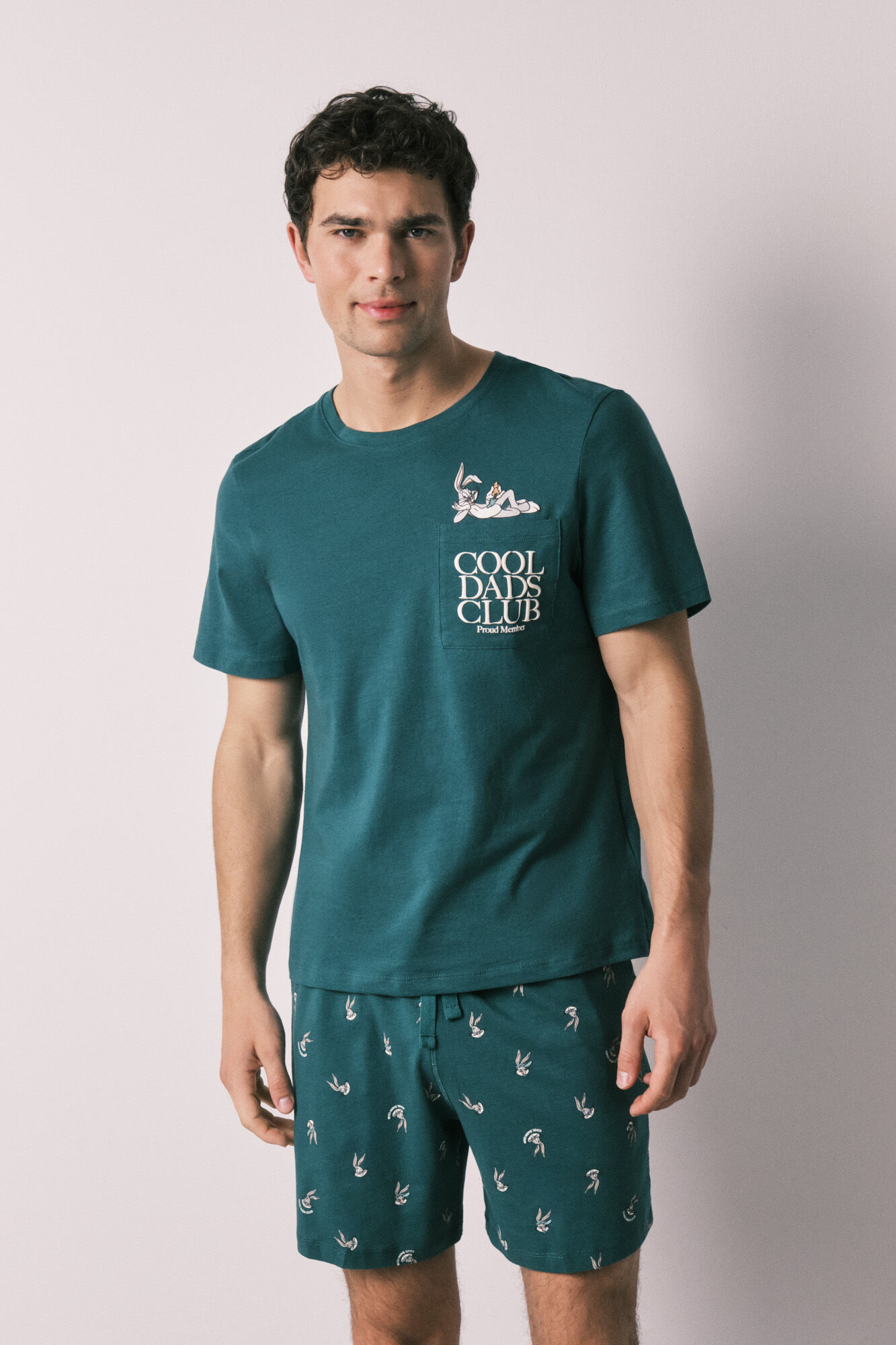 Women'secret 100% cotton short men's pyjamas BUGS BUNNY