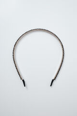 Women'secret Grey glitter hair headband grey