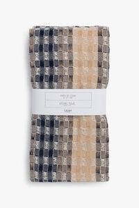 Calma House K&uuml;chent&uuml;cher (2er-Set) Ibiza 50x70 Dunkelblau