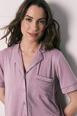 Women'secret Pink soft touch classic capri pyjamas pink