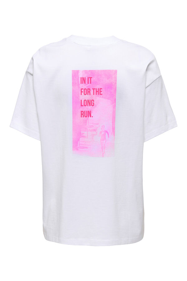 Only Play Camiseta oversized blanco