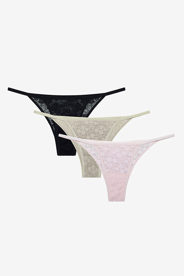 Penti Pack of 3 brazilian panties Print