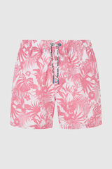 Womensecret Jungle Print Bermuda Swim Shorts rózsaszín
