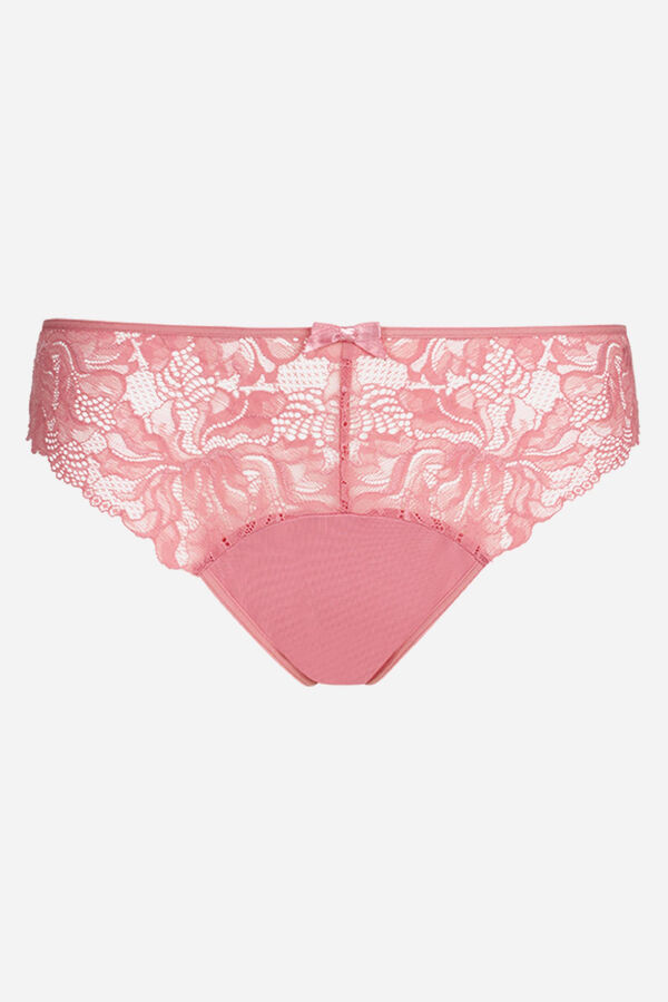 DIM Generous Essentiel lace panty pink