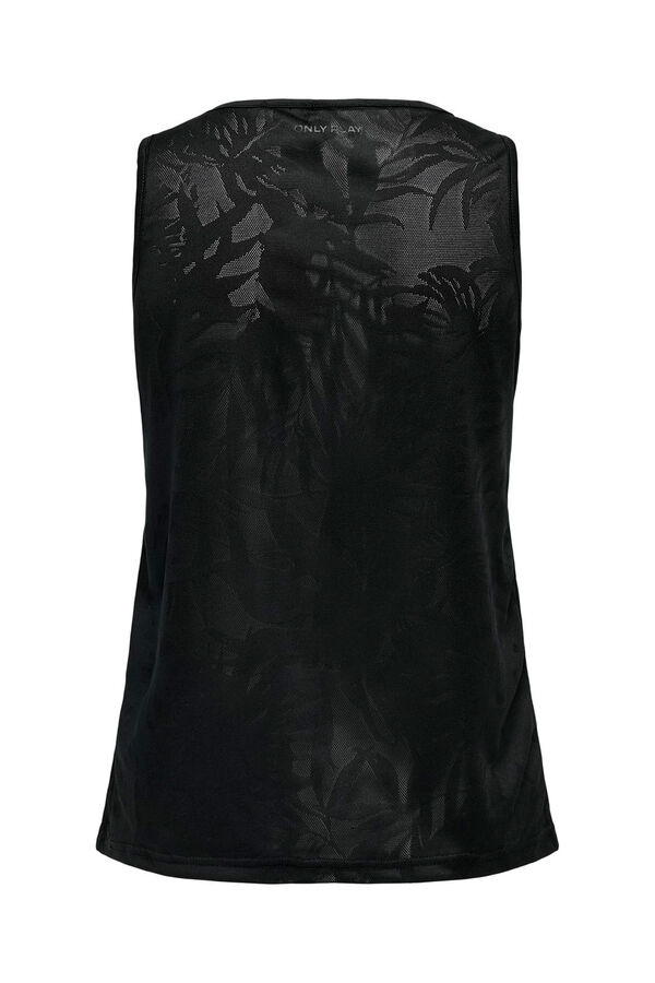 Womensecret Textured vest top fekete