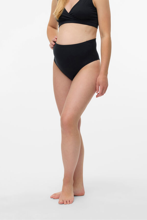 Mamalicious Pacote com 3 cuecas de maternity preto