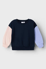 Womensecret Girls' tricolour sweatshirt bleu