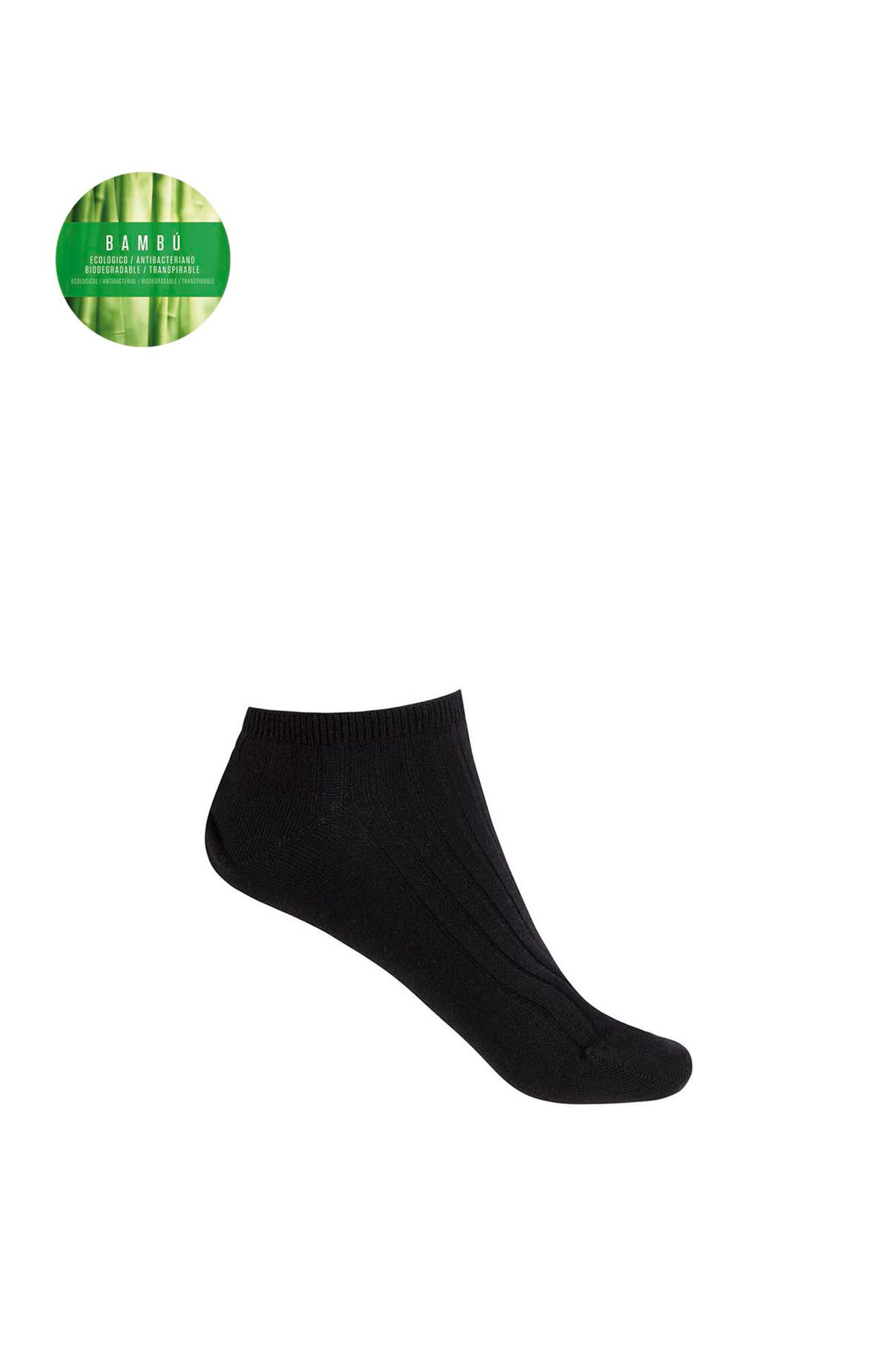 Punto Blanco Meias caneladas de bambu