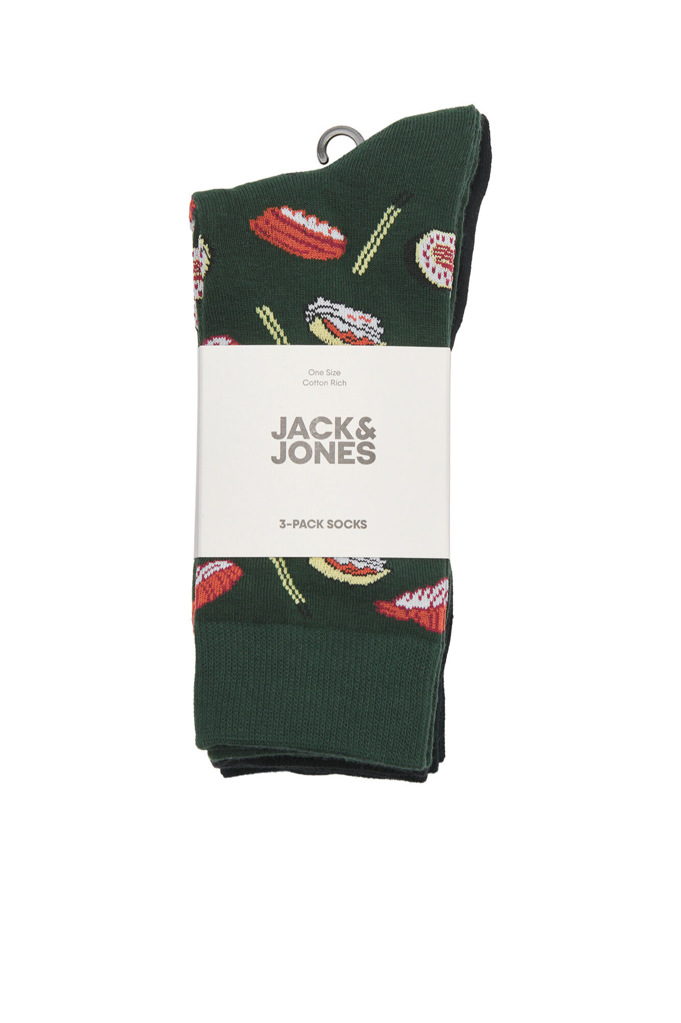 Jack & Jones Pack 3 meias estampadas