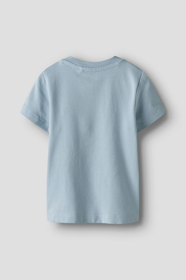 Name it Baby-T-Shirt mit Aufdruck Blau