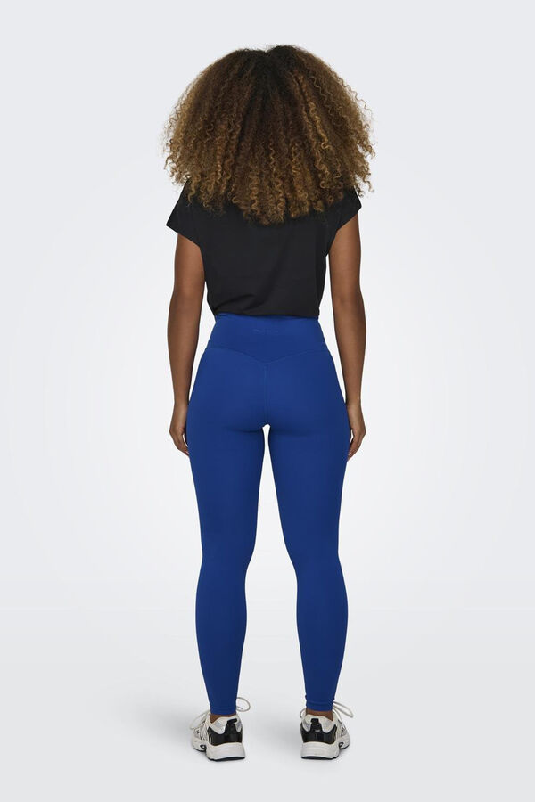 Womensecret Legging esportiva cintura super alta azul