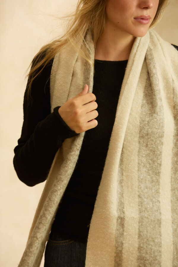 Calma House Cachecol riscas Sorento estampado