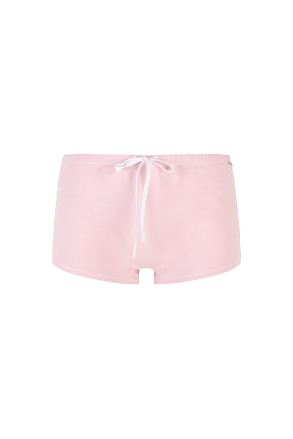 HI&BYE Mini short algod&oacute;n rosa rosa