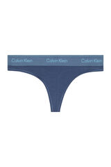 Calvin Klein Tanga individual mujer azul