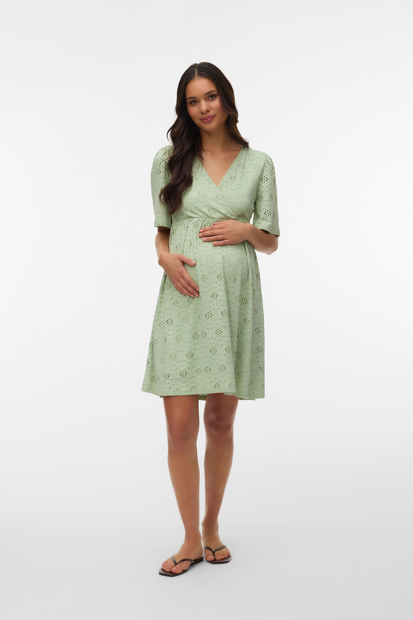 Mamalicious Kurzes Maternity- und Stillkleid