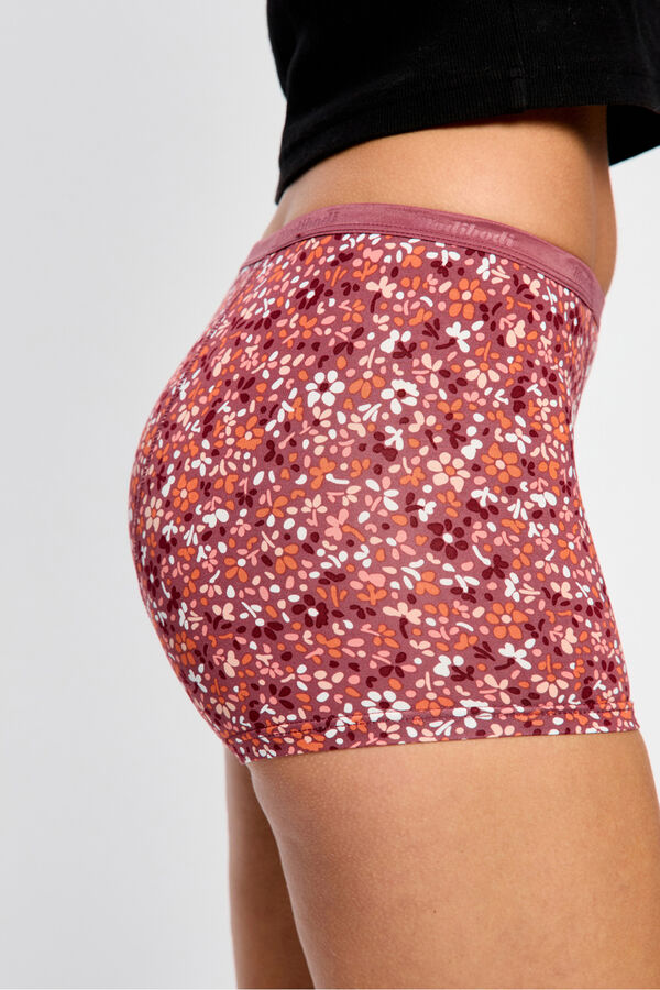 Modibodi Cueca Menstrual Bambu Fluxo Abundante Rosa cru