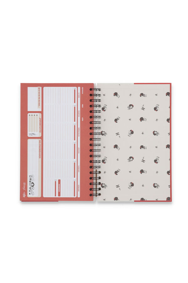 Mr. Wonderful Planificador semanal Mafalda - &iquest;Y si en vez de planear tanto vol&aacute;ramos un poco m&aacute;s alto? estampado