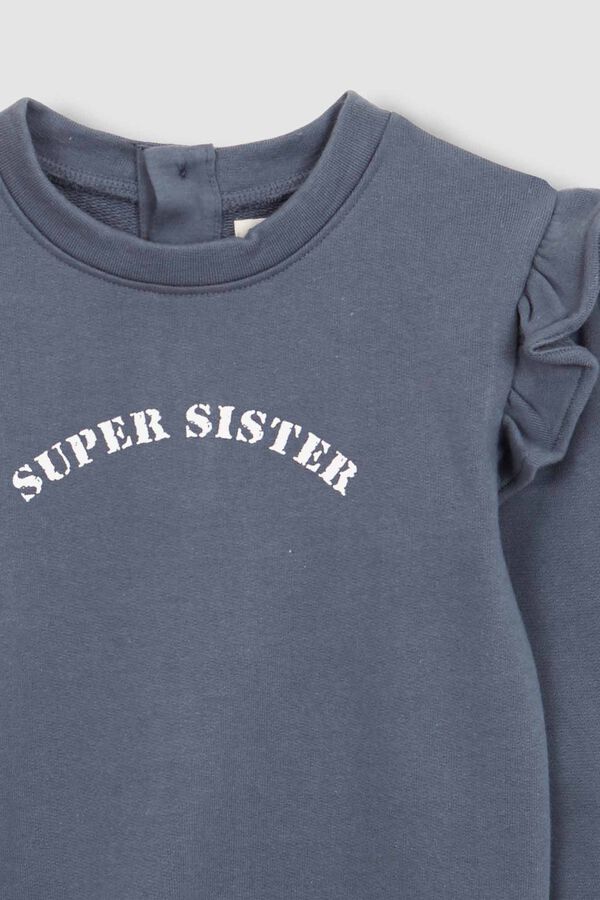 Womensecret Blue sister sweatshirt bleu