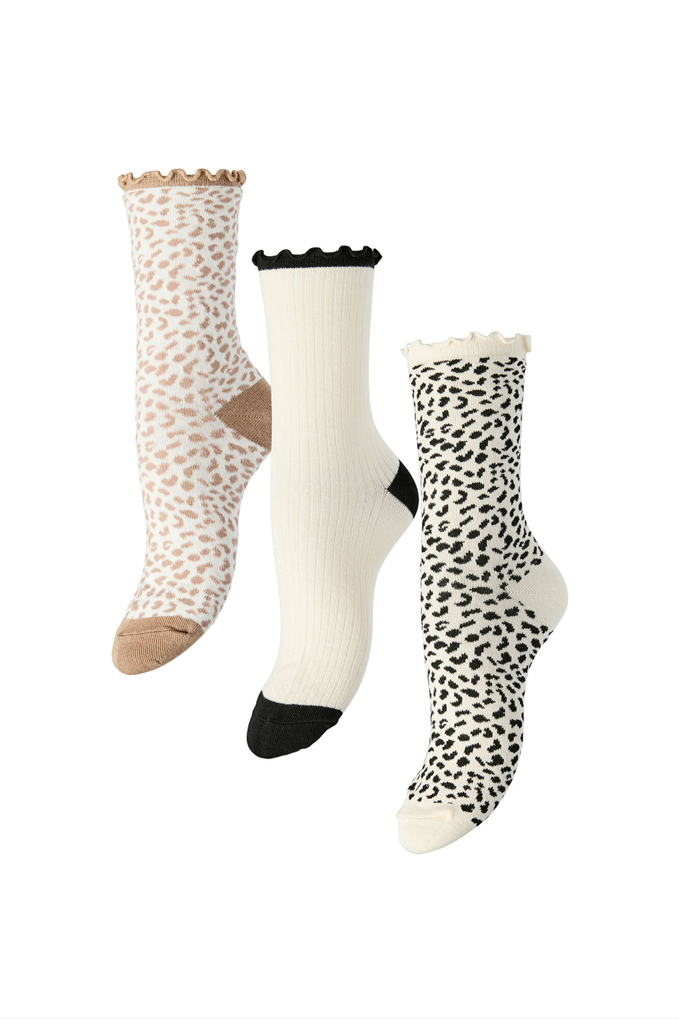 Pieces Schachtel mit bedruckten Socken