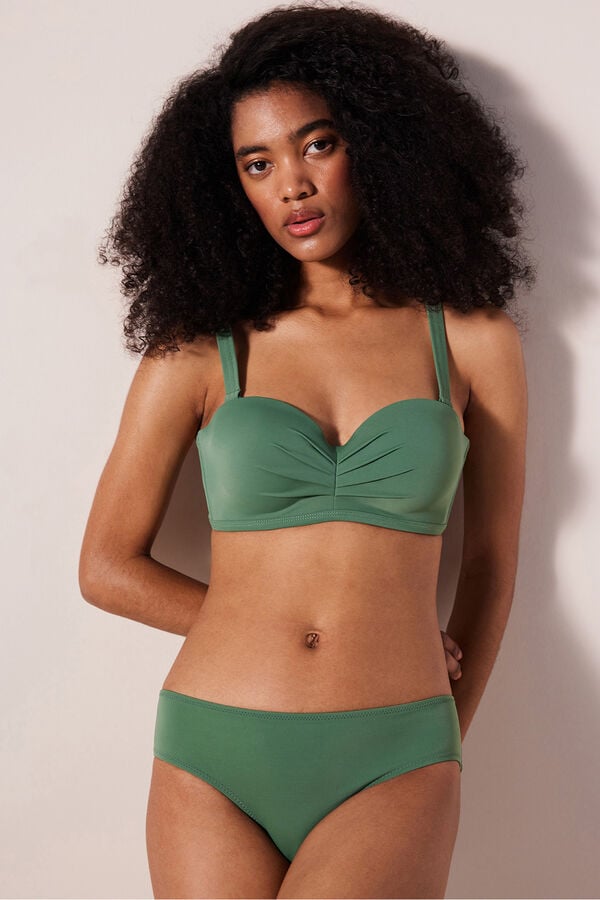 Womensecret Bikini verde Lotus verde