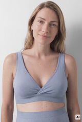 Women'secret Plavi halter grudnjak za materinstvo FANTASTIC Plava