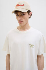 Jack & Jones Gorra texto bordado blanco