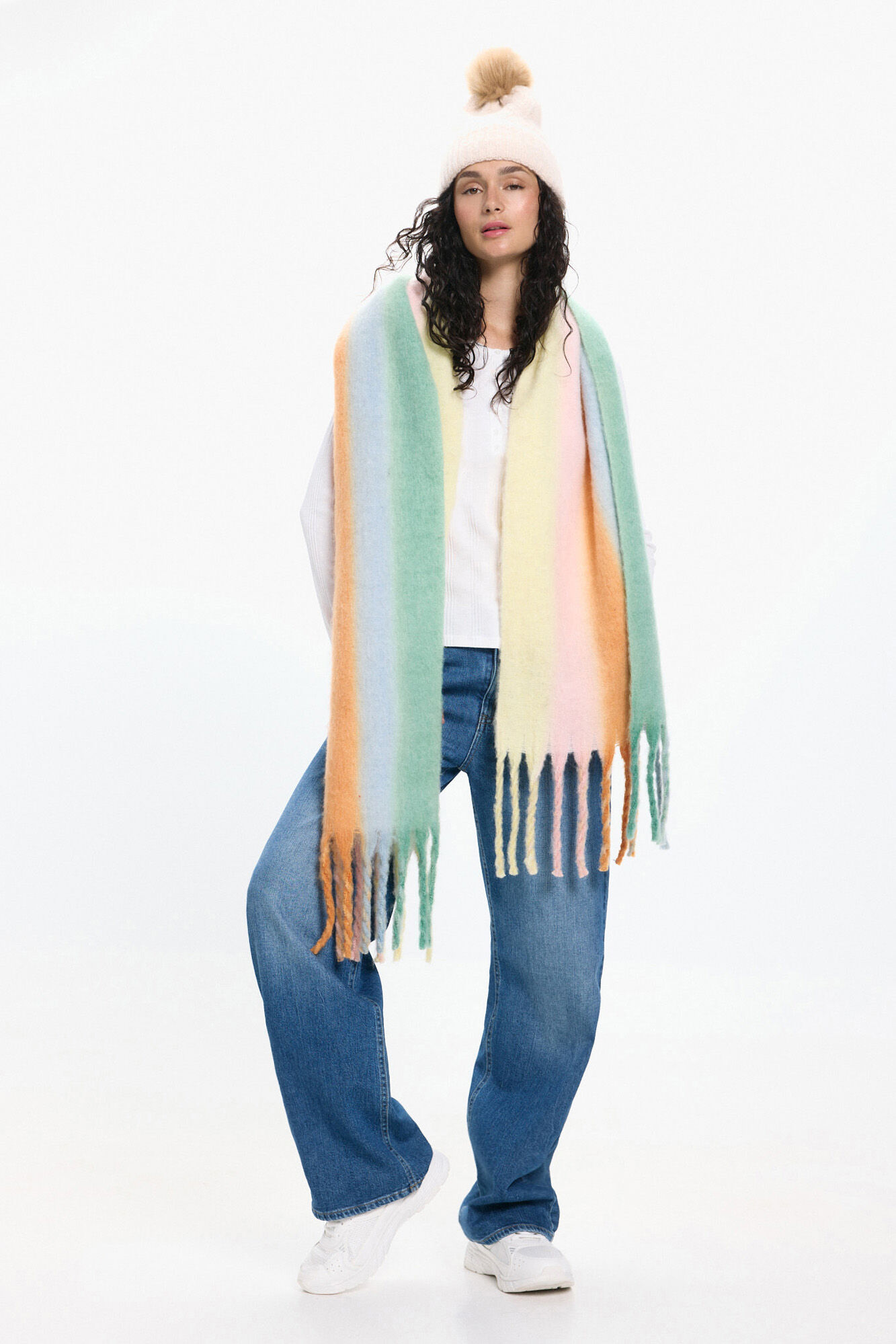 Pieces Degradierter Schal