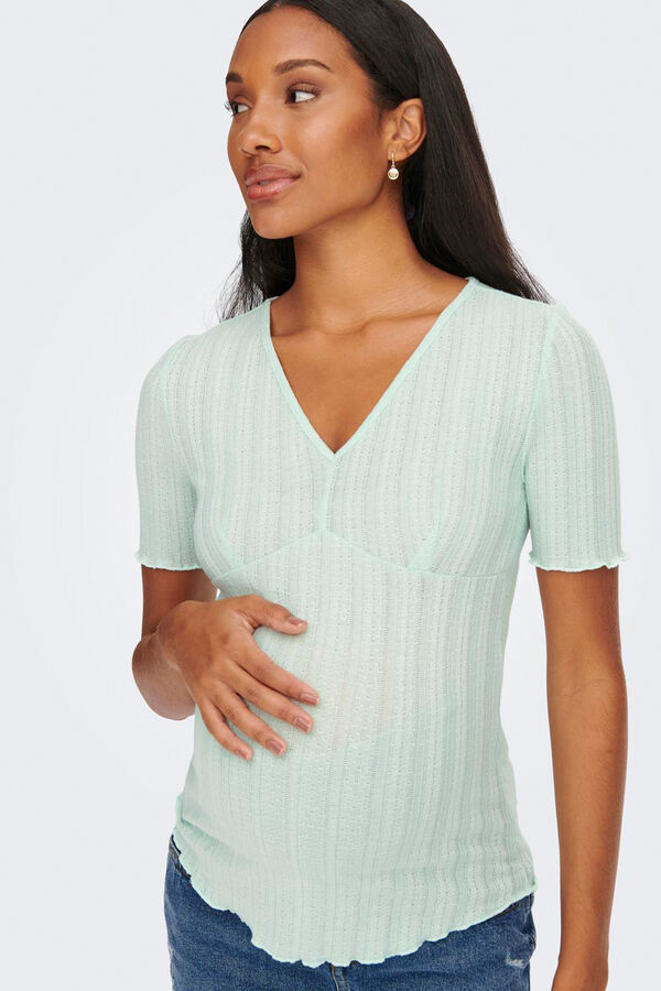 Womensecret V-neck maternity top bleu