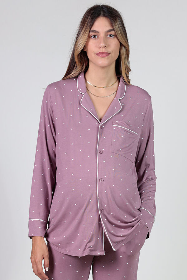 Womensecret Pyjama-Pack mit Herzen mit Print
