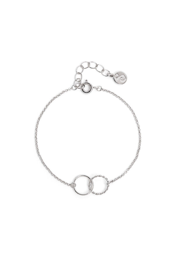 Womensecret Circles Twist bracelet gris