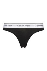 Calvin Klein Women's single thong Crna