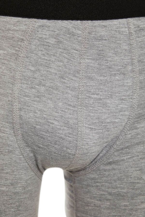 Trendyol Pack 5 boxers grises&nbsp; estampado