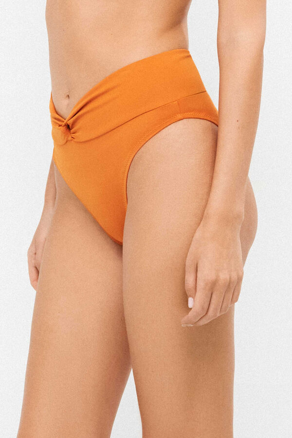 Gisela Bikini-H&ouml;schen hoch mit Knoten Rot