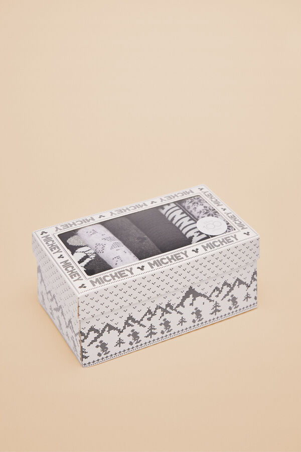 Women'secret 6-pack of Minnie Mouse socks printed