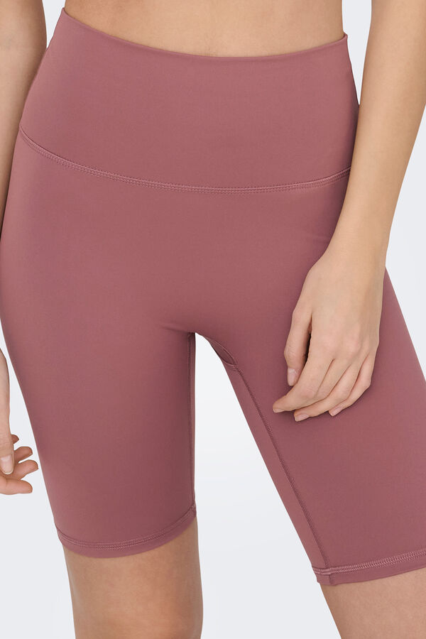 Only Play Leggin Ciclista tiro alto con bolsillo fucsia