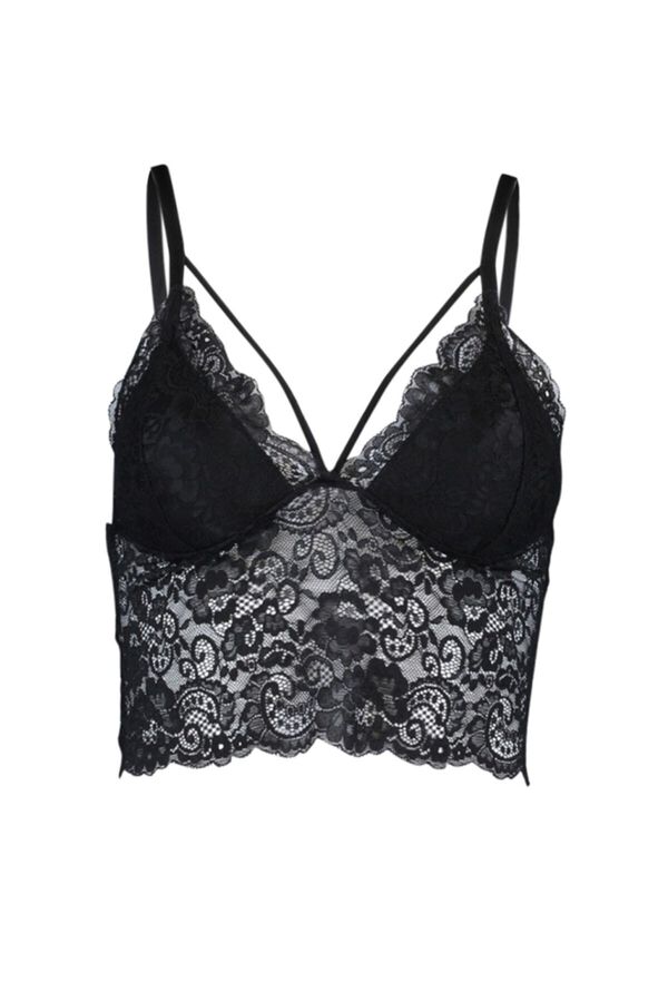 Trendyol Feminine Lace Detailed Lingerie black