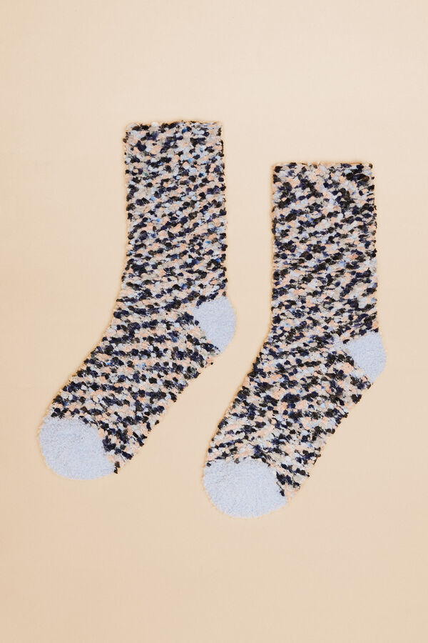 Women'secret Socken Fell Blau Blau