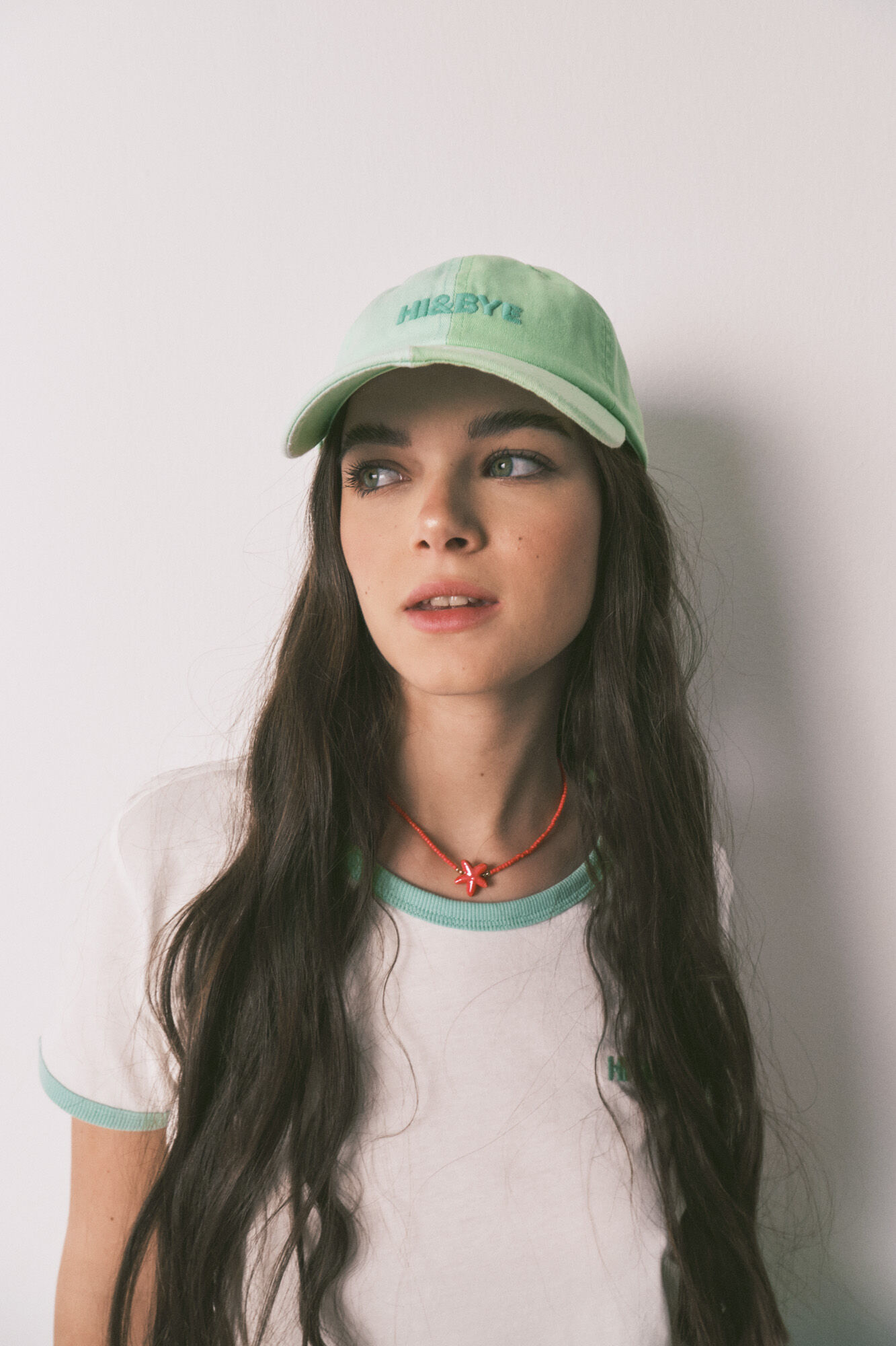 HI&BYE Green cotton adjustable cap