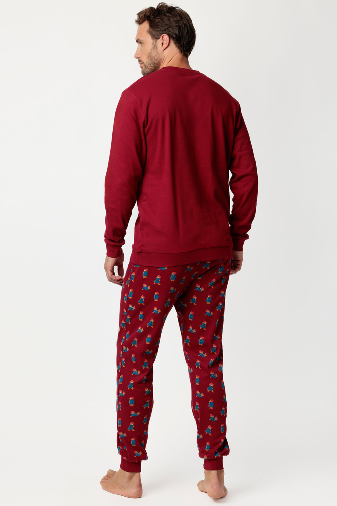 Admas Pijama largo Paddington 100% algod&oacute;n para hombre