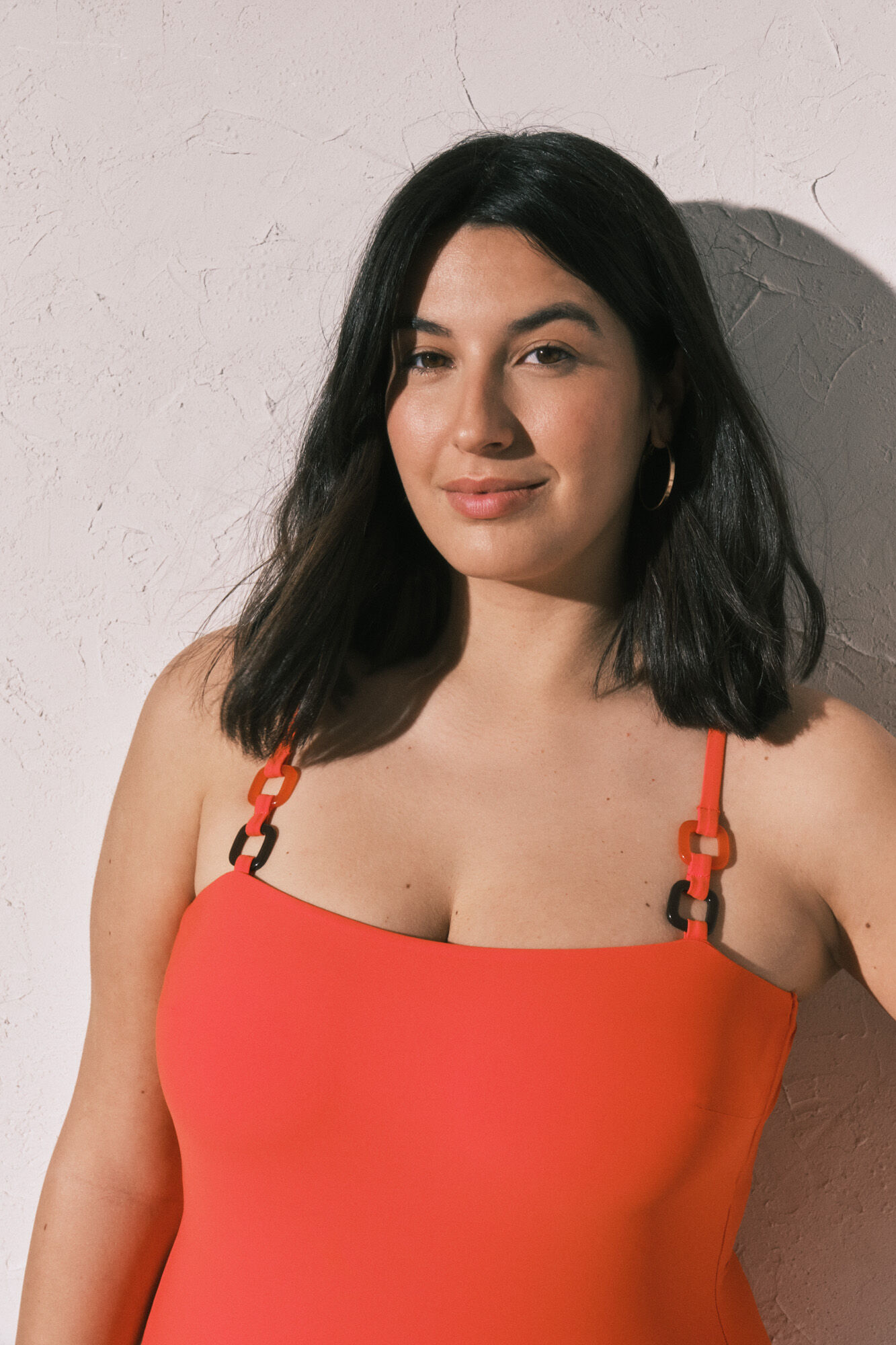 Women'secret Orange shaping straight neckline swimwear