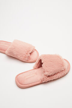 Womensecret Grey velcro slider slippers grey
