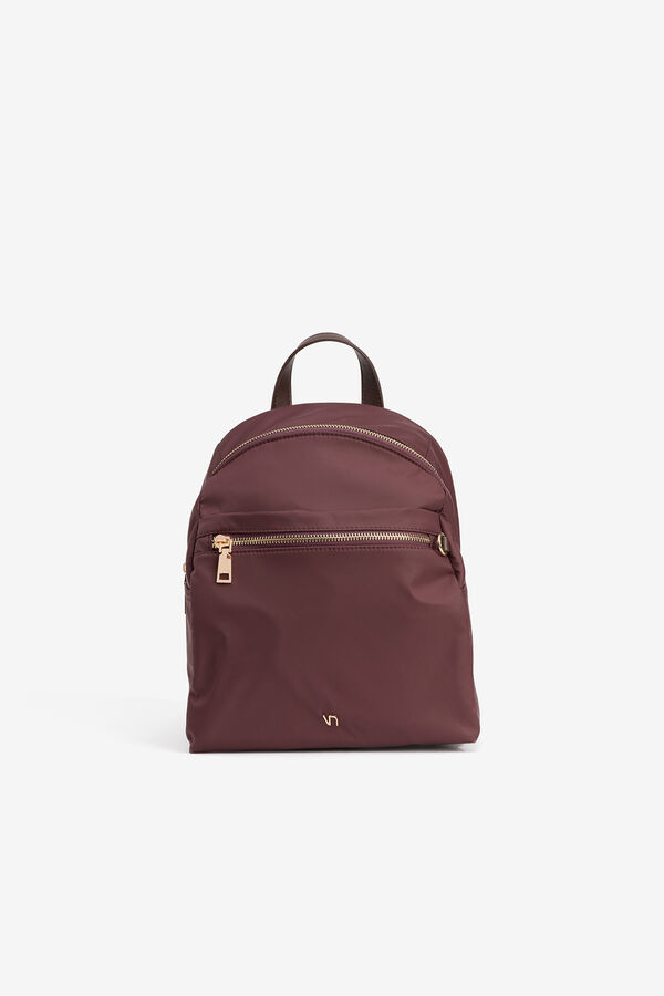 Vilanova Nylon with pocket backpack printed