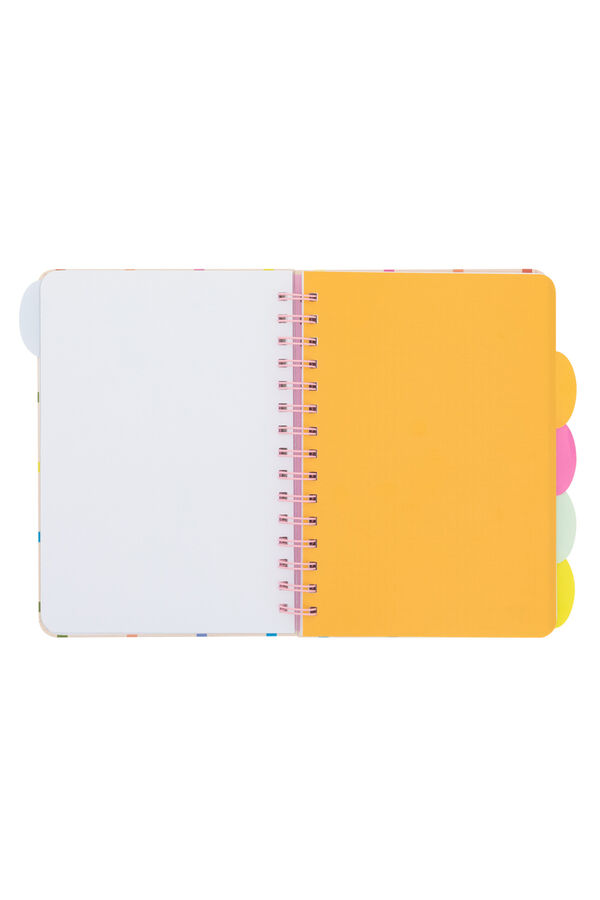 Mr. Wonderful A5 notebook with folding tabs partitions-Dreaming, creating, shining printed