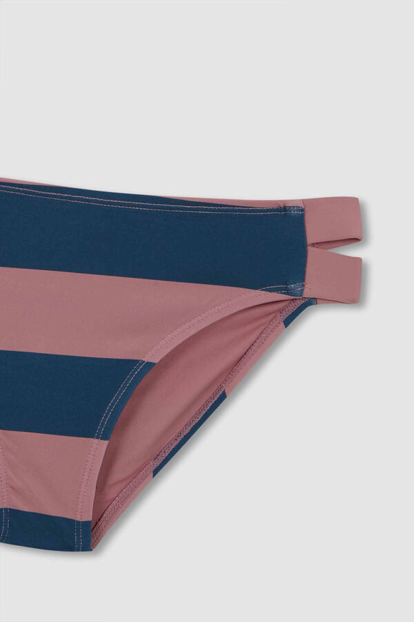 Womensecret Pink striped swimsuit Rosa