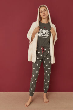 Womensecret Grey 100% cotton 101 Dalmatian pyjamas grey
