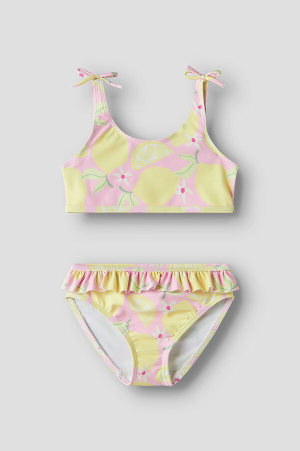 Name it Bikini imprim&eacute; citrons pour fille rose