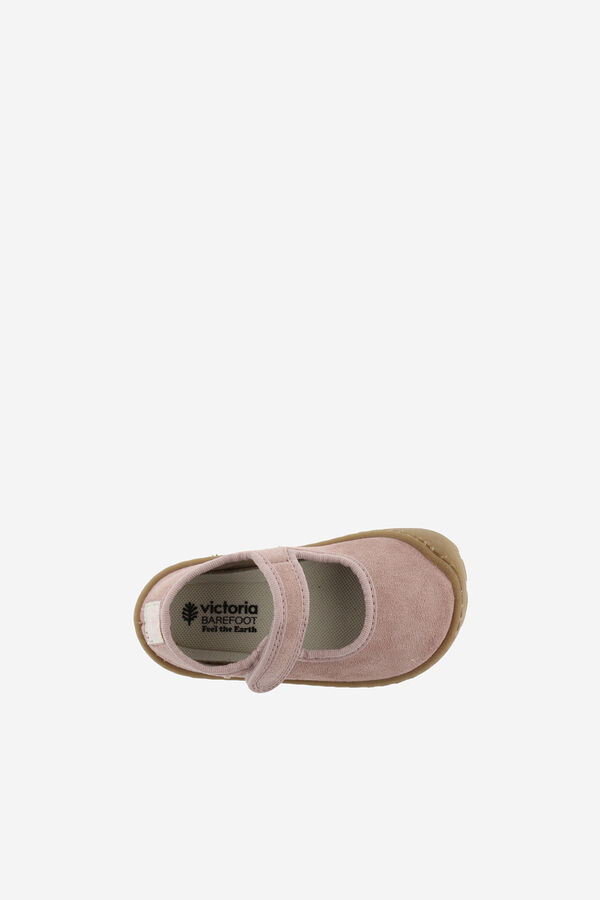 Victoria Sapatilhas de bal&eacute; femininas de croute rosa