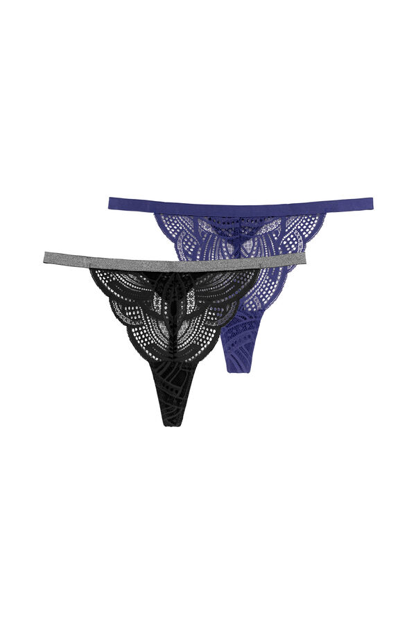 Dorina Pack de dos tangas Schwarz