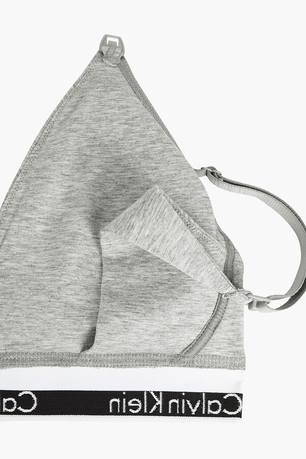 Womensecret Calvin Klein cotton maternity top with waistband grey